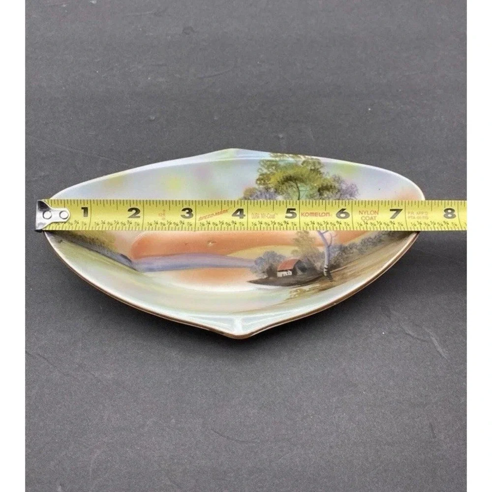 VTG Hand Painted Japan Porcelain Landscape Dishes Meito Noritake 1930s 40s Lot 2